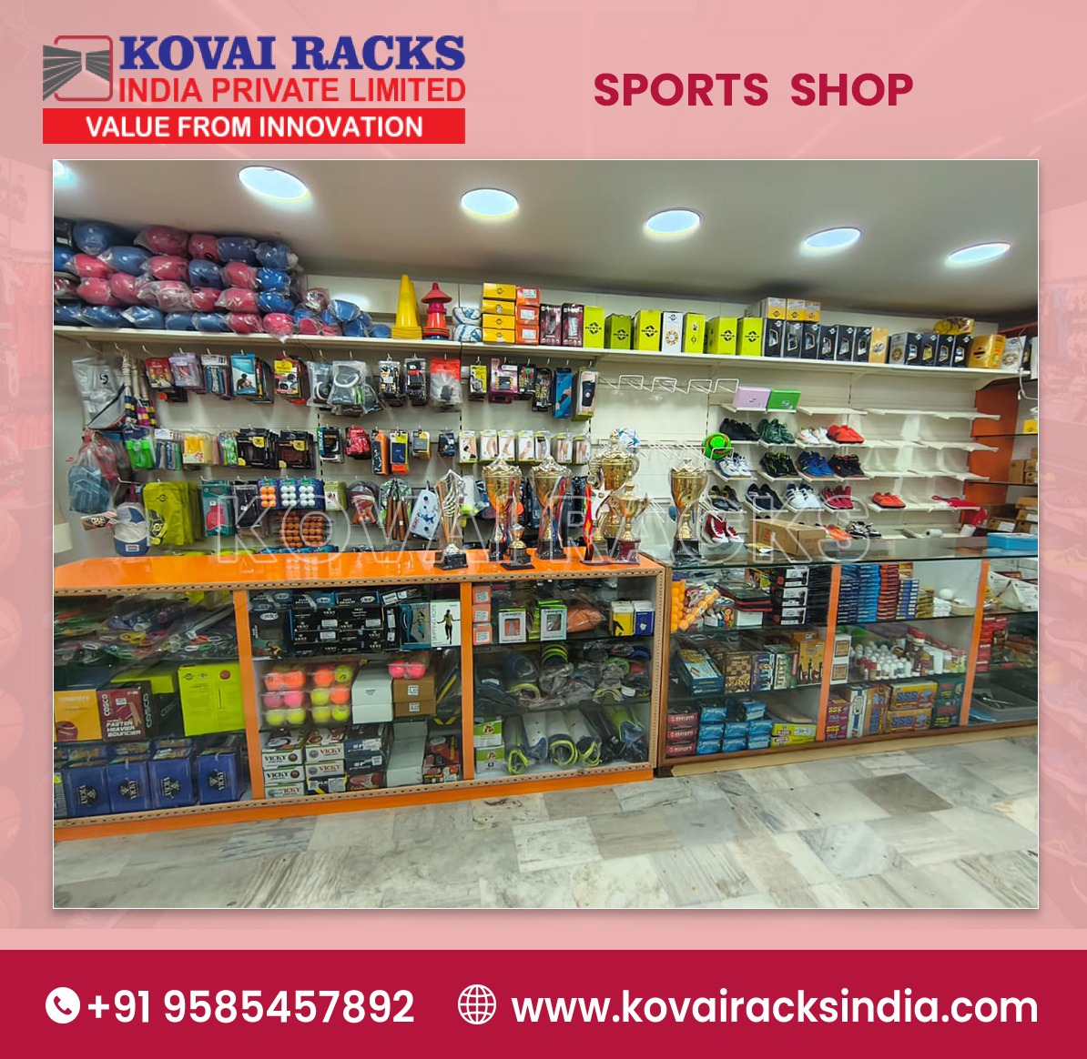 Sports Accessories Wall Rack